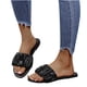 thumbnail image 3 of Sandalias Mujer Zapatillas planas Punta abierta Cómoda Playa Zapatos romanos Flip Flop Wmkox8yii hj789, 3 of 8