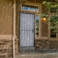 thumbnail image 7 of Grisham Deluxe Steel Security Door,32×80inch Iron Security Door (808,Black), 7 of 7