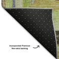 thumbnail image 5 of Addison Rugs Mayfield Premium Machine Washable Transitional Geometric Lime Runner Rug, 2'3" x 7'6", 5 of 6