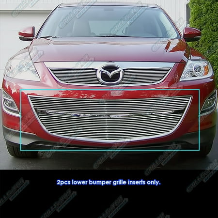Aluminum Grille Billet Car Grill - Fits 2010-2013 Mazda CX-9 Bumper Billet Grille Grill Insert