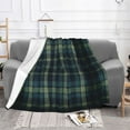 thumbnail image 7 of Watch Plaid Warm Cozy Plush Throw Blanket for Couch Bed Sofa 40"x30", 7 of 7