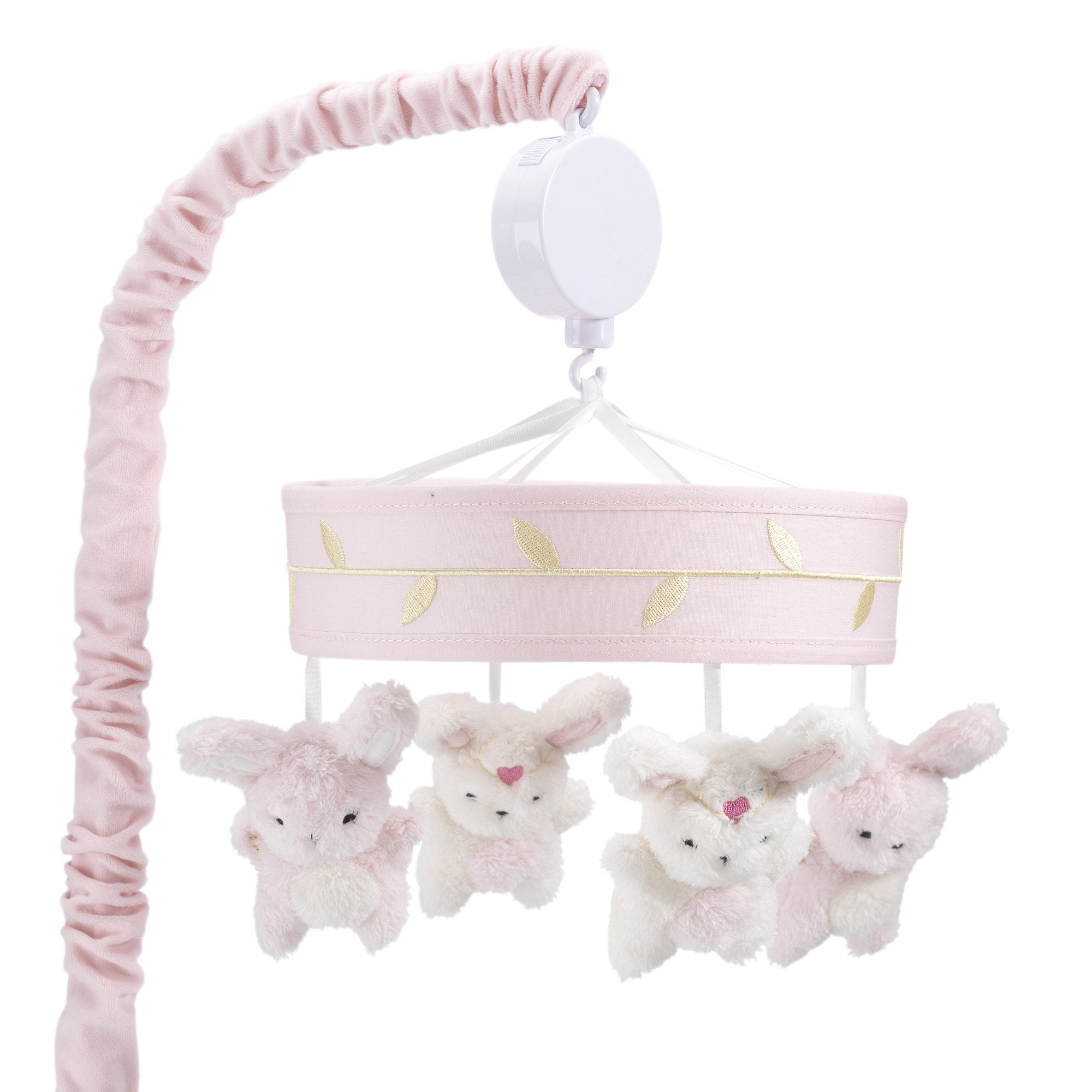 Confetti PinkGoldWhite Bunny Musical Baby Crib Oman Ubuy