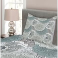 thumbnail image 3 of Ambesonne Ethnic Quilted Bedspread Set 2 Pcs, Oriental Style, Twin Size, Blue, 3 of 4