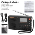thumbnail image 2 of Portable AM FM Radio with Great Reception, Battery Operated Radio Handheld Transistor Radios with Big Speaker and Standard Earphone Jack, Knob Switch Small Gifts for Seniors Emergency, Indoor Outdoor, 2 of 9