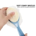 thumbnail image 3 of Cepillo corporal para ducha con cerdas y esponja vegetal, esponja de malla para baño con fregado de espalda, 3 of 5