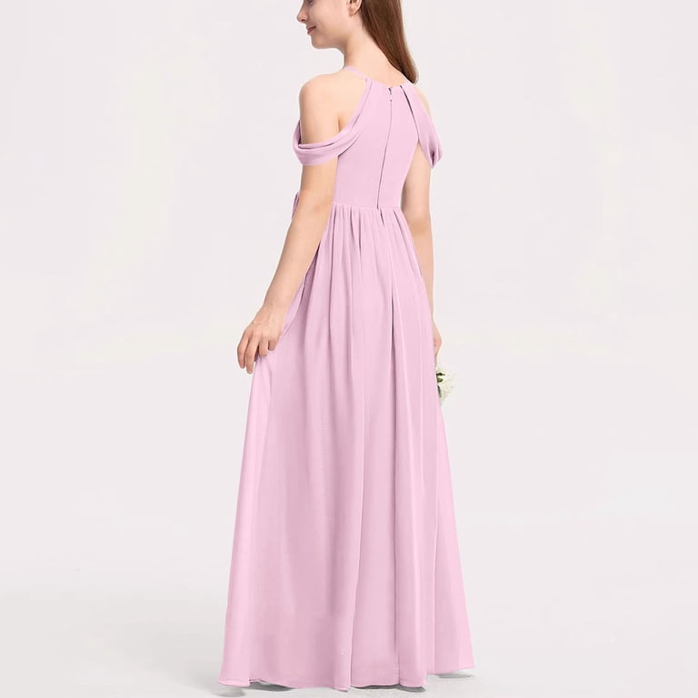 Xdegoge Toddler Clothes Girls Dresses Size 6X-7 2025 off Shoulder Bridesmaid Dresses Long Chiffon Flower Girl Dress Formal Dress Teen Girls Wedding A-Line Chiffon Party Dresses - Walmart.com Xdegoge Toddler Clothes Girls Dresses Size 6X-7 2025 off Shoulder Bridesmaid Dresses Long Chiffon Flower Girl Dress Formal Dress Teen Girls Wedding A-Line Chiffon Party Dresses - Walmart.com