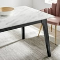 thumbnail image 3 of Modway Juxtapose 63" Rectangular Performance Artificial Marble Dining Table, 3 of 8
