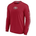 thumbnail image 2 of Unisex Fanatics Scarlet San Francisco 49ers Elements Strive Long Sleeve T-Shirt, 2 of 3