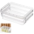 thumbnail image 2 of Transparent Storage Box with Lids,Clip Box,Stackable Transparent Plastic Bins with Latching Lids,Plastic Container Box for Organizing,Portable File Box Stackable Storage Containers for Home,C, 2 of 4