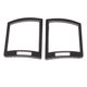 thumbnail image 1 of 2 piezas de moldura de cubierta de marco de salida de aire lateral del tablero de instrumentos del automóvil estilo fibra de carbono de repuesto para Serie 3 E46 1998-2004, 1 of 10