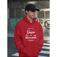 thumbnail image 2 of Not Only Handsome, Mexican Hoodie Men -Smartprints Designs, Male x-Large, 2 of 4