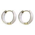 thumbnail image 1 of Fwttom Hoop Earrings Temperament Fashion Versatile High-End Earrings Spring Small and Fresh, 1 of 2