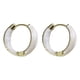 thumbnail image 1 of Pendientes de aro de primavera - pendientes pequeños de cobre fresco de 2 cm para mujer, joyería de moda versátil para el uso diario, 1 of 2