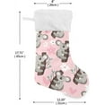 thumbnail image 3 of SKYSONIC Christmas Stockings 2PCS,Cute Koala Baby Big Xmas Stockings Gift Decorations and Party Supplies,Used for Fireplace Decoration Socks Christmas Tree Decoration, 3 of 7