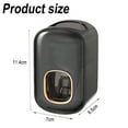thumbnail image 2 of Toothpaste Dispenser Wall Mounted for Bathroom Automatic Toothpaste Squeezerblack, 2 of 6