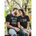 thumbnail image 4 of Couples Shirt She's My Sweet Potato I Yam Thanksgiving Couples T-shirt 2XL, Women I Yam, 4 of 6