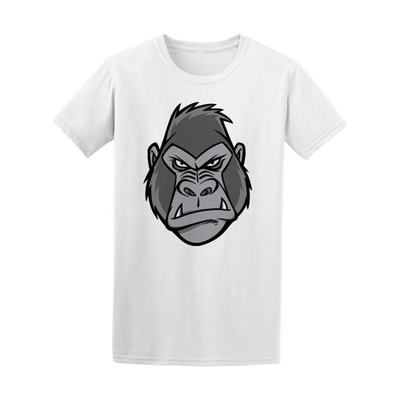 Cool Tough Gorilla Cartoon Tee Men's -Image by Shutterstock