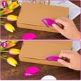 thumbnail image 4 of 3pcs Desk Letter Openers, Plastic Envelope Opener Slitter Secure and Efficient Mail Opener Tool with Sharp Edges Envelope Slitter for Wrapping Mail and Paper Cutting(Rose Red), 4 of 5