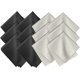 thumbnail image 1 of Juego de 40 paños de limpieza de microfibra NQ negro y gris, 1 of 4