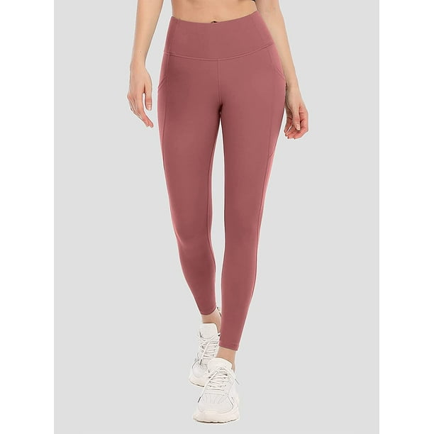 Women High Waisted Yoga Pants Tight Workout Leggings with Pockets - Walmart .com