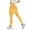 Yellow, variant on GEWSEY Womens High Waist Tummy Control Leggings Ruched Lift Yoga Pants Workout Tights (Yellow, L)
