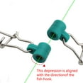 thumbnail image 5 of BE-TOOL 50Pcs Fishing Sinker Sliders Stainless Steel Pin Catfishing Rig Saltwater Fishing Weights Sliders Green, 5 of 8