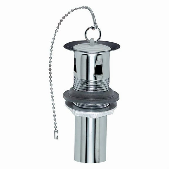 Plumb Pak  1.25 in. Dia. Chrome  Brass  Lavatory Sink Drain