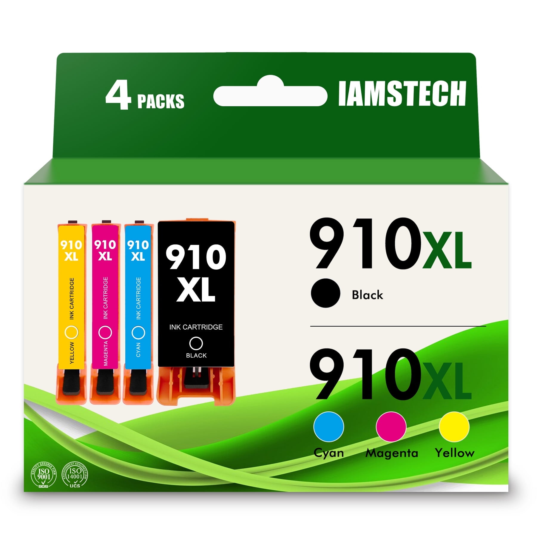 2-Pack HP 901XL Black Ink Cartridges - Remanufactured For Officejet Printers