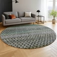 thumbnail image 6 of Addison Rugs Mayfield Premium Machine Washable Transitional Abstract Green Round Rug, 8' x 8', 6 of 6