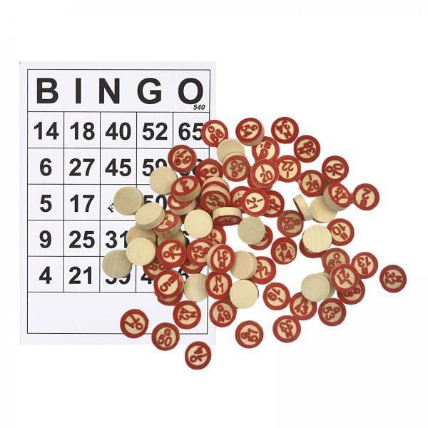 2x40 PCS Tarjetas De Bingo Easy Leer 75 Números Chips Card Game Board Actividad CUTICAT Juegos de bingo