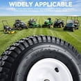 thumbnail image 5 of Dextrus 15x6.00-6 Lawn Mower Tire & Wheel Assembly, 4 Ply Replacement Front Tires, 570 LBS Load Capacity, 3" Centered Hub 3/4" Bearings, Fits John Deere Riding Lawn Tractors, Set of 2, 5 of 9