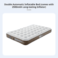 thumbnail image 2 of Abbraccia Colchón inflable para camping, cama de aire automática, esterilla portátil, uso en casa y exterior, bomba integrada, 2 of 6