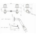 thumbnail image 2 of Ultra Faucets UF79100-1 Chrome Two-Handle Shower Only Faucet, 2 of 2