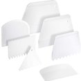 thumbnail image 1 of Dough Scraper Food Safe Plastic Dough Cutter Multipurpose Food Scrappers For Bread Dough Cake Fondant Icing, 1 of 4