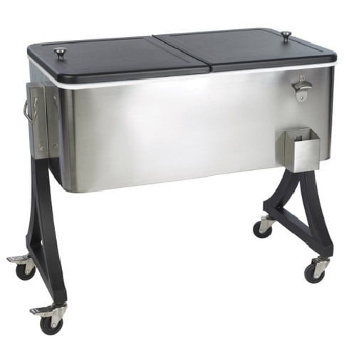 120 quart stainless steel party cooler