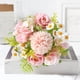 thumbnail image 1 of Ramo de peonías de seda artificial flores falsas ramo de novia y decoración para el hogar, 1 of 6