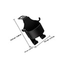 thumbnail image 4 of BRIGHTFUFU 4Pcs Car Backseat Storage Hooks Black PP Organizing For Automotive, 4 of 8