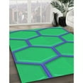 thumbnail image 2 of Ahgly Company Indoor Square Patterned SpringGreen Area Rugs, 3' Square, 2 of 6