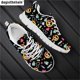thumbnail image 1 of Zapatillas de deporte suaves con estampado de enfermería Doginthehole para mujer, zapatillas de tenis planas para senderismo con diseño de corazón, de malla transpirable., 1 of 6