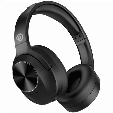 E11 Hybrid Active Noise Cancelling Headphones Black Bluetooth V5.3 30hr Playtime