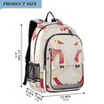 thumbnail image 2 of FORMRS Unisex School Backpack 17" Student Travel Bag with Laptop Compartment, Winter Geese, 2 of 7