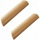 thumbnail image 1 of Juego de 10 tiradores de madera para muebles de cajón con tornillos de 128 mm de distancia entre centros, 1 of 1