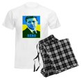 thumbnail image 6 of CafePress - Ukrainian President Zelenskyy Ukraine Flag Pajamas - Men's Light Loose Fit Cotton Pajama Set, 6 of 7