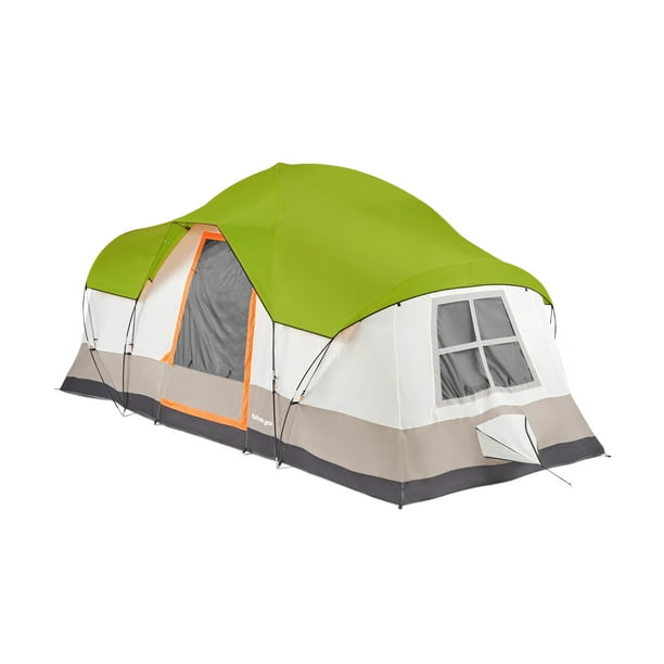 Tahoe Gear Olympia 10 Person 3 Season Outdoor Camping Tent, Green