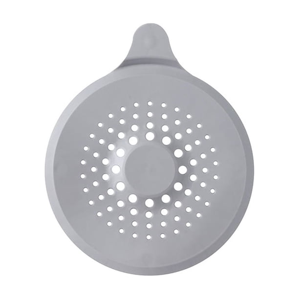 Matsuzay Reemplazo de la cubierta del filtro del lavabo del fregadero de la cocina de la oficina, colector de pelo reutilizable de silicona, Juegos de accesorios de baño Gris