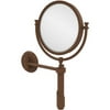 Tribecca Collection Wall-Mounted Make-Up Mirror, 8" Diameter with 3x Magnification (Build to Order)