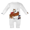 thumbnail image 6 of Calvin And Hobbes Baby Romper Toddler Long Sleeve Bodysuit Soft Skin-Friendly Jumpsuit Outfit with Snap Crotch 3-6M, 6 of 8