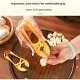 thumbnail image 2 of Fast and Portable Garlic Peeler, Garlic Tweezers Peeling Tool with Hanging, Hole Manual Peeling Skin Remover Clips for Avoid Garlics Smell on Hands Kitchen (1pc), 2 of 7