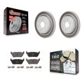 thumbnail image 1 of Transit Auto Rear Coated Disc Brake Rotors and Ceramic Pads Kit for Car Ram 1500 Jeep Wagoneer Grand L KGT-103521, 1 of 11