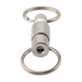 thumbnail image 4 of Porte-clés Portable avec Anneau de Clé en Métal à Dégagement Rapide° Rotation Double Boucle Outils Accessoires, 4 of 7